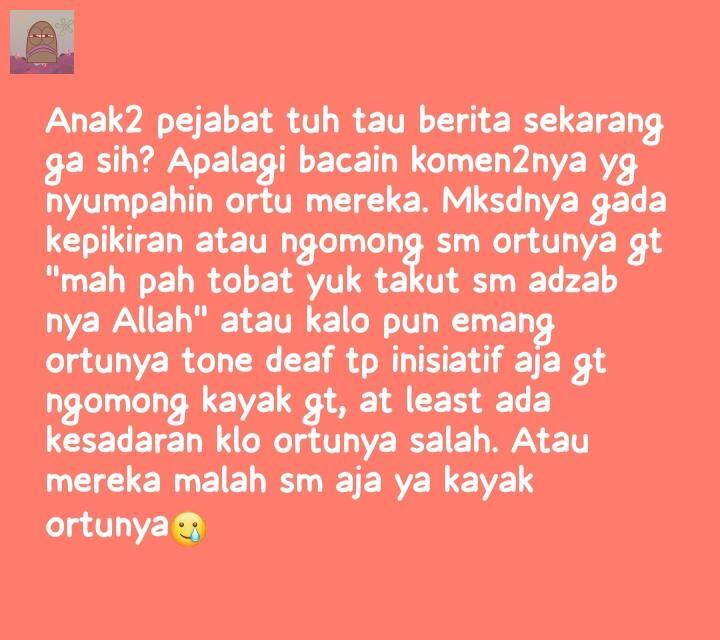 tanyakanrl's tweet image. mff sender tbtb kepikiran aja 😔 💚