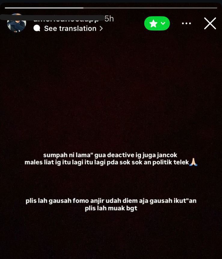 kimbomiin's tweet photo. Gue gatau sumbernya siapa tapi ini story udah nyebar di lingkaran sosial gue, denger denger dia PPI Kota Bogor 2019.

Yang diem harusnya lu, ngentot https://t.co/oyiVow1x98
