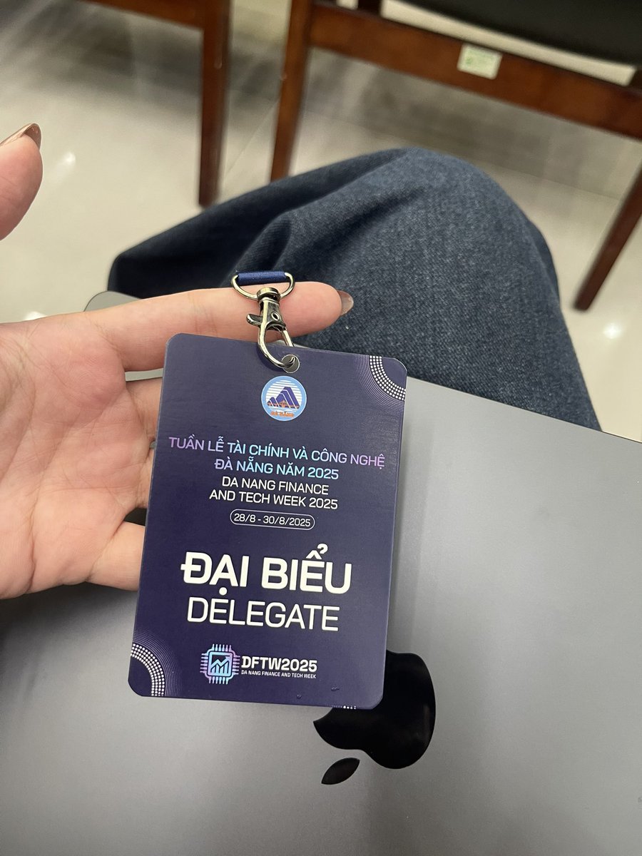 susan_nd233's tweet photo. 🚀 Danang Finance & Tech Week 2025 - Blockchain Day Danang 2025!
Me and the @OriginStake team are here for all three days until 08/30.
Excited to connect with everyone! ❤️
#Danang2025 #BlockchainDay #OriginStake https://t.co/JEvUk8GIlt