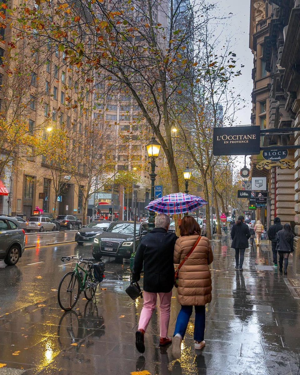 Rainy day in Melbourne.