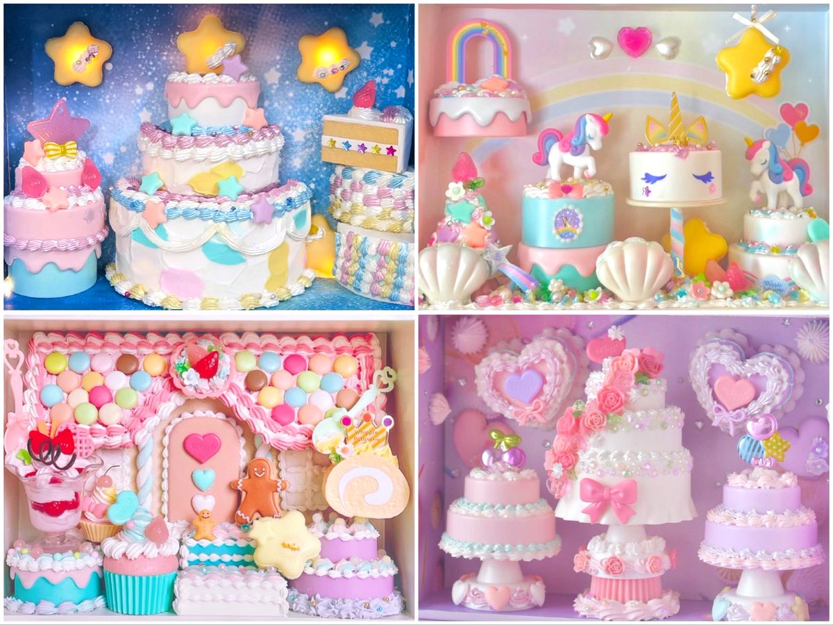 おもちゃショーのエポック社様ブースに作品展示させていただきます♡

パールやラメの入ったかわいいクリームを絞って遊ぶおもちゃ「ホイップる」

今年はディスプレイケーキクリエイター3名の作品も一緒に✨ぜひ見に来てね！

 #東京おもちゃショー2025