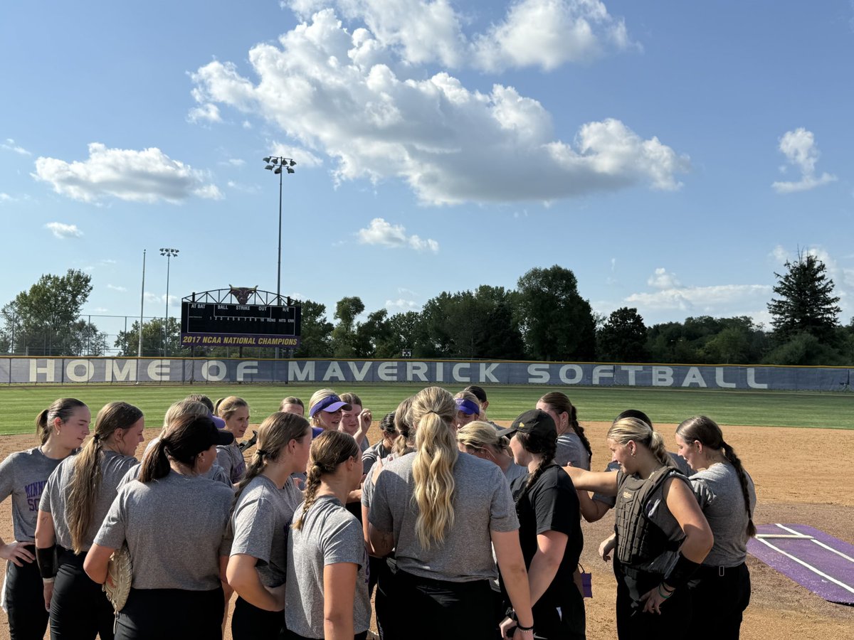 Maverick softball is SO back! Day 1 ☑️😈