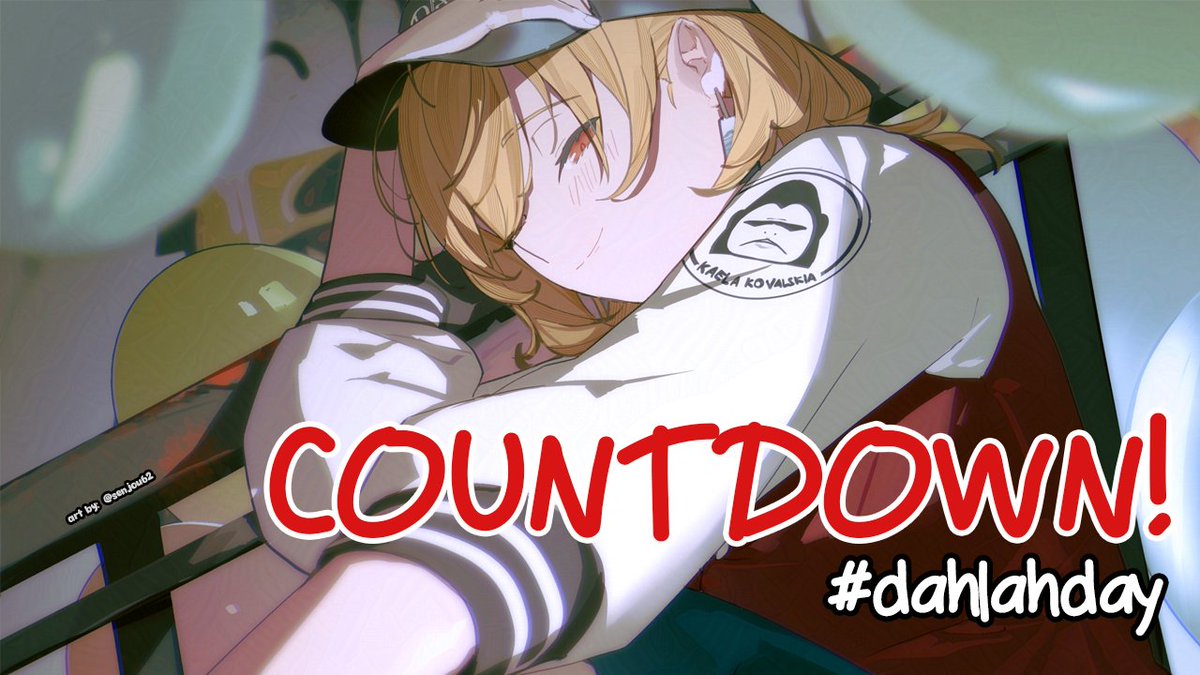 IT'S TONIGHTTTTTTTTTTTT. im kalm totally not panicKing😶‍🌫️😴

#KaelAttention
⏱️ countdown to #dahlahday 
⏰ 23.00 GMT+7
🔗 youtube.com/watch?v=ffY22o…
