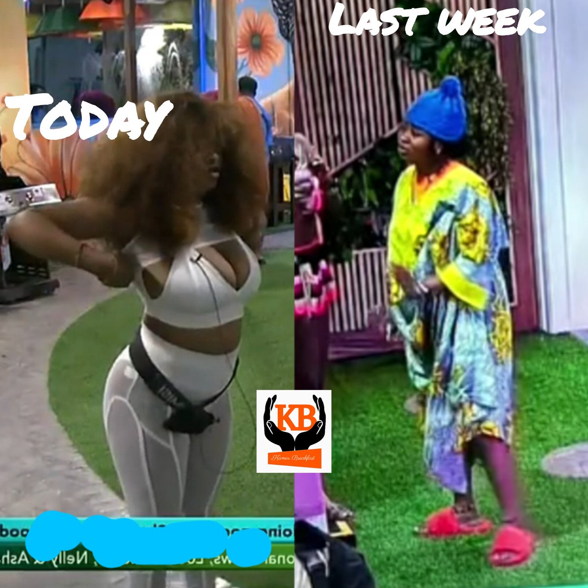BreakfastKamar's tweet photo. IMISI'S pool party outfit today Vs what she wore last week 🤣..

Girl is on fïre tonight..

#BBNaija #ImisiAyanwale #imisi  #BBNaijaS10 , https://t.co/NG3nBNBA5R
