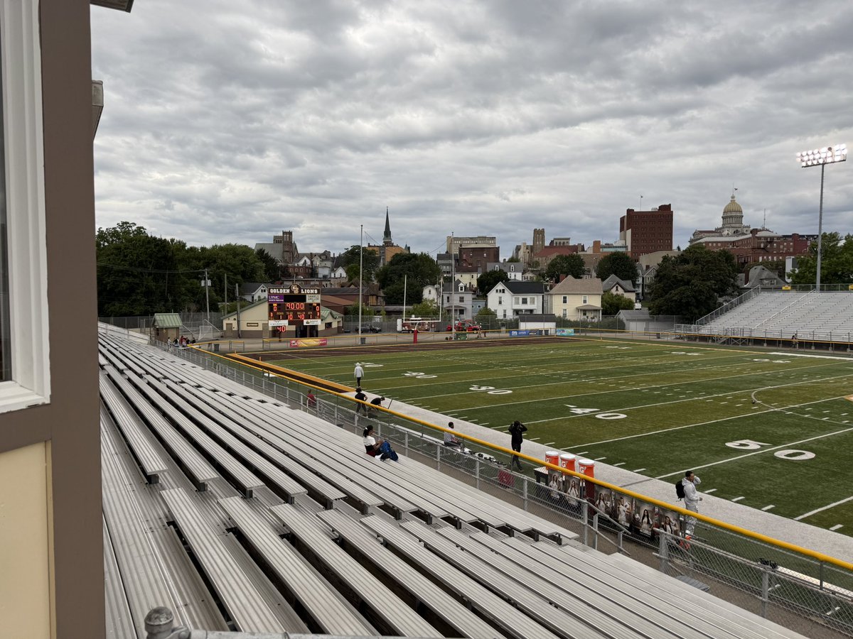 Travis Jones (@travisjonespxp) on Twitter photo You are looking live at Offutt Stadium in Greensburg Pa as <a href="/FairmontStateFB/">Fairmont State Football</a> kicks off the season at Seton Hill. Radio coverage with Duane Cochrane and yours truly at 6:45 on SKY 1065. You are looking live at Offutt Stadium in Greensburg Pa as <a href="/FairmontStateFB/">Fairmont State Football</a> kicks off the season at Seton Hill. Radio coverage with Duane Cochrane and yours truly at 6:45 on SKY 1065.