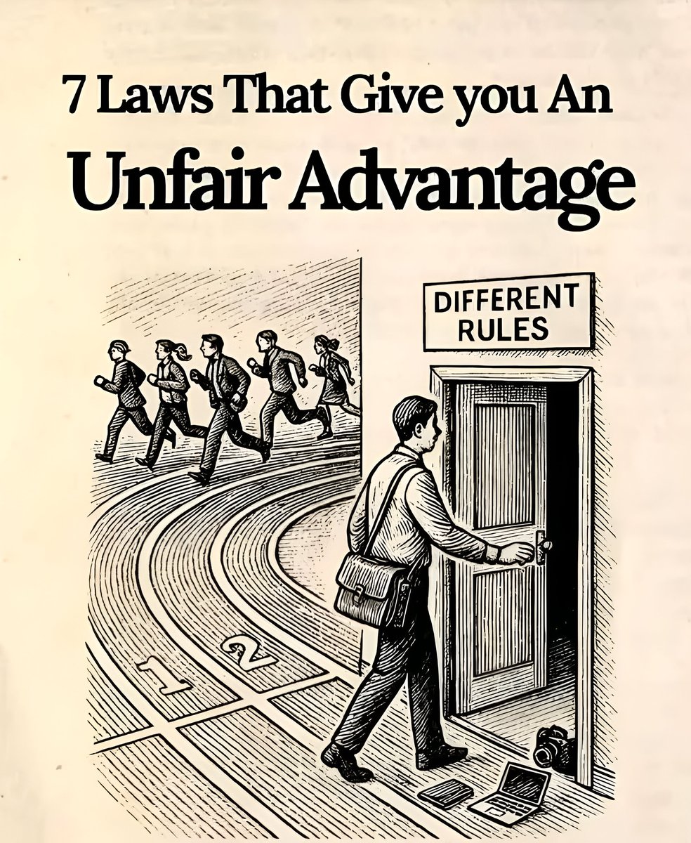 7 Laws That Give you An Unfair Advantage:

~Thread~