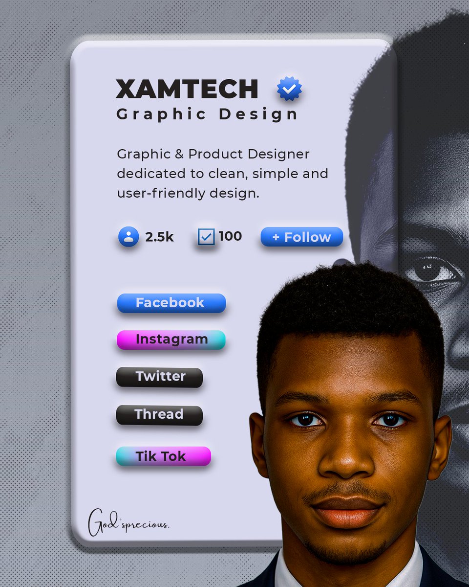 xamt_ech's tweet image. I’m a graphic designer helping brands and individuals with logos, flyers, social media designs & more, would love to work with you! @xamt_ech