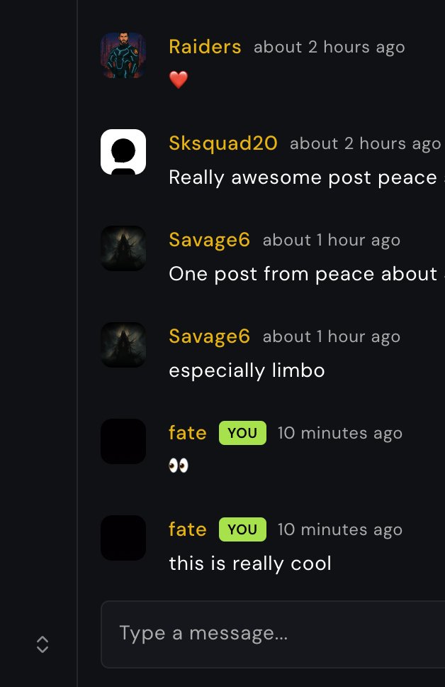 just tried <a href="/limbochat/">Limbo</a> , really cool idea. keep building <a href="/RohXBT/">Roh (e/acc)</a> and $DARK 🔥 we see you.