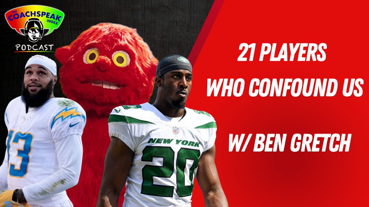 The Coachspeak Index (@coachspeakindex) on Twitter photo chatted with <a href="/YardsPerGretch/">Ben Gretch</a> about 21 players we’re still trying to wrap our heads around this draft season
📺: youtu.be/dxS7KNbHf6A?si…
🍎: podcasts.apple.com/us/podcast/the…
🟢: open.spotify.com/episode/46rPi5… chatted with <a href="/YardsPerGretch/">Ben Gretch</a> about 21 players we’re still trying to wrap our heads around this draft season
📺: youtu.be/dxS7KNbHf6A?si…
🍎: podcasts.apple.com/us/podcast/the…
🟢: open.spotify.com/episode/46rPi5…
