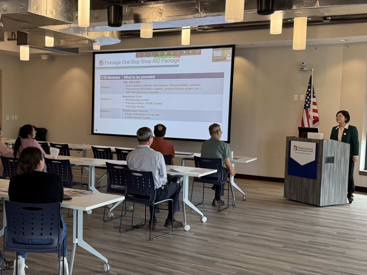 FrontageLabs's tweet image. Frontage Laboratories, Inc was honored to participate in the Baruch S. Blumberg Institute’s 2025 Seminars &amp;amp; Lectures, where our speakers presented on the journey “𝗙𝗿𝗼𝗺 𝗟𝗲𝗮𝗱 𝗖𝗼𝗺𝗽𝗼𝘂𝗻𝗱 𝘁𝗼 𝗜𝗡𝗗”.