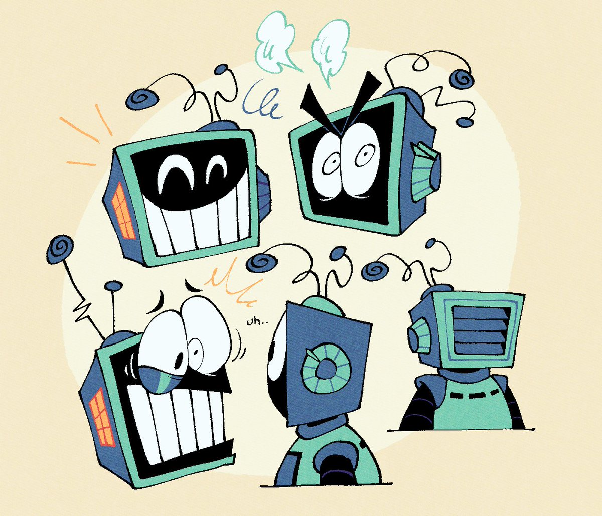 New sona!! After what.. 6 years? Seems a lil outta nowhere but for years now I've wanted to do this, though was hesitant cause I thought it was a bit too late but I decided ah what the hell

Robots are one of my favorite things ever so it's a bit weird I didn't do this sooner