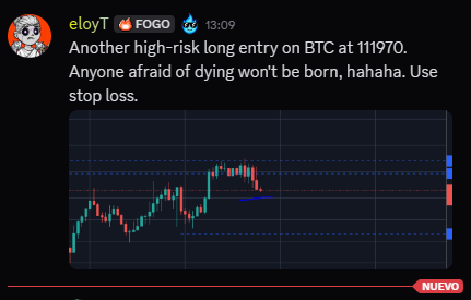 Another call sent on @fogo, now it's time to wait for the increase. Remember to join the best community and don't miss the calls many of us send through the trading channel.