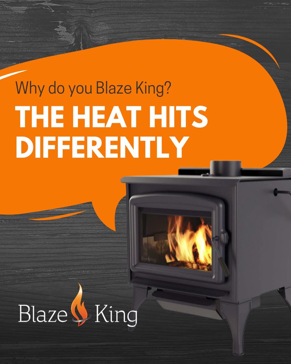 Whether it’s heating your whole home through -40°C or cutting your firewood use in half, there’s always a reason people choose Blaze King — and we want to hear yours.

Drop your Blaze King story below 👇
