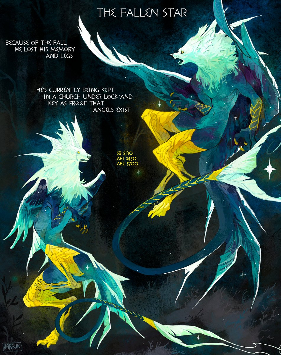 The fallen Star 
Open Adopt ✨