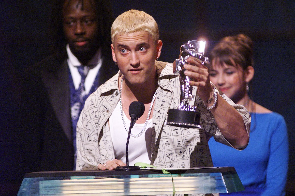 Video Music Awards (@vmas) on Twitter photo Guess who's back, back again? <a href="/Eminem/">Marshall Mathers</a> is #VMA nominated, tell a friend! 💿
See if he takes home another moonperson – September 7 on CBS and <a href="/paramountplus/">Paramount+</a>! Guess who's back, back again? <a href="/Eminem/">Marshall Mathers</a> is #VMA nominated, tell a friend! 💿
See if he takes home another moonperson – September 7 on CBS and <a href="/paramountplus/">Paramount+</a>!