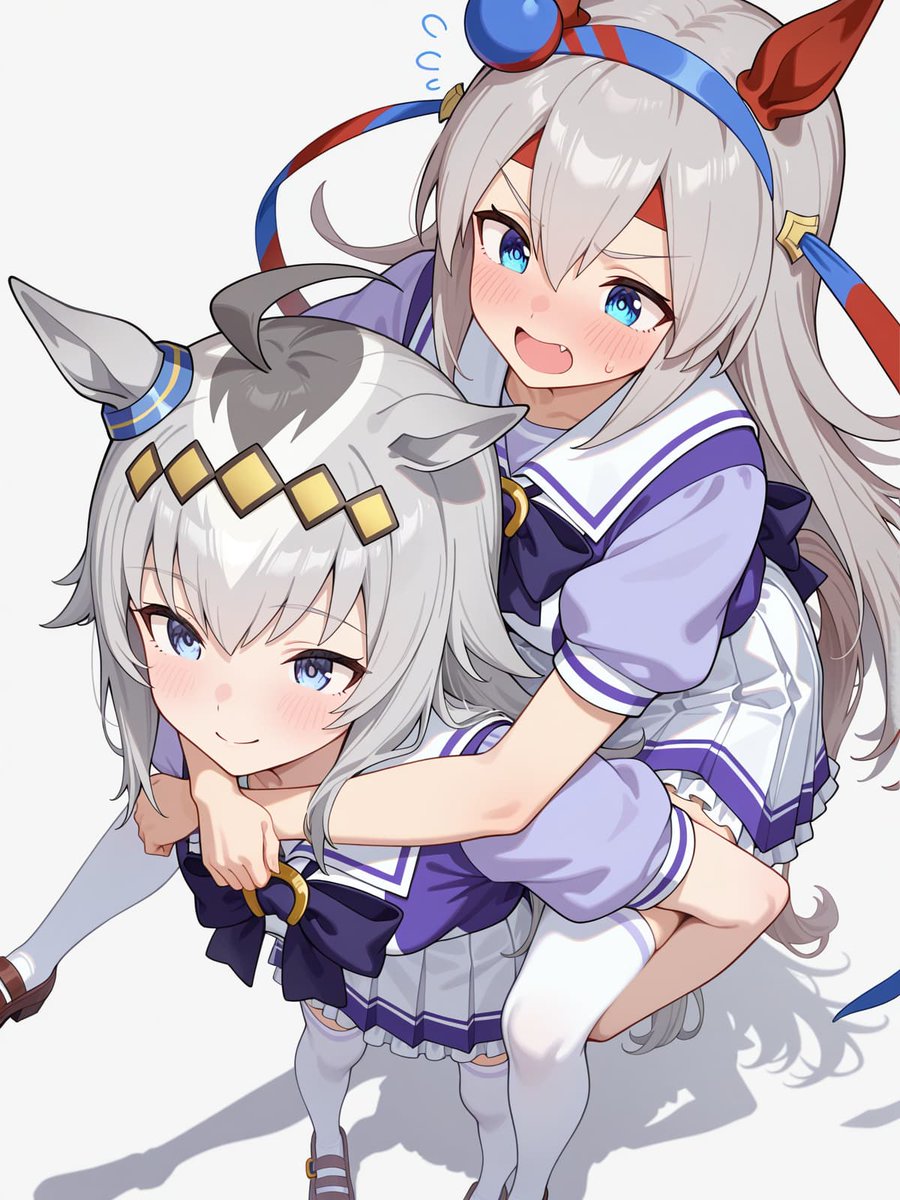 kuzumaru4649's tweet image. おんぶオグタマ
#ウマ娘 #オグリキャップ #タマモクロス #umamusume #Oguricap