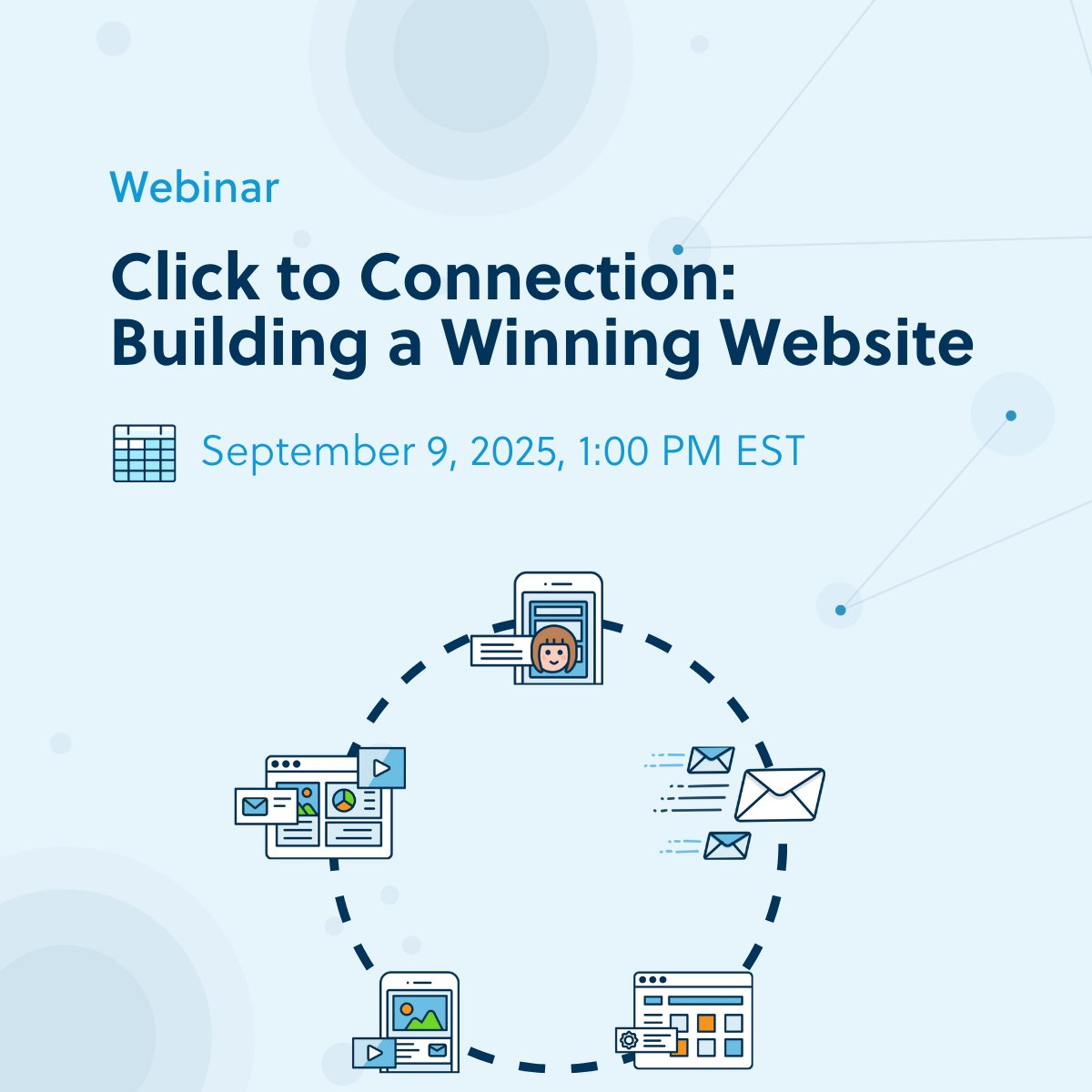 Got post-vacation clarity? Hold onto it. Join us for: 
Click to Connection: Building a Winning Website
📅 September 9 | 🕐 1:00 PM EST

#BackToSchool #K12Marketing #SchoolWebsites
ow.ly/jUYr50WJ5qG