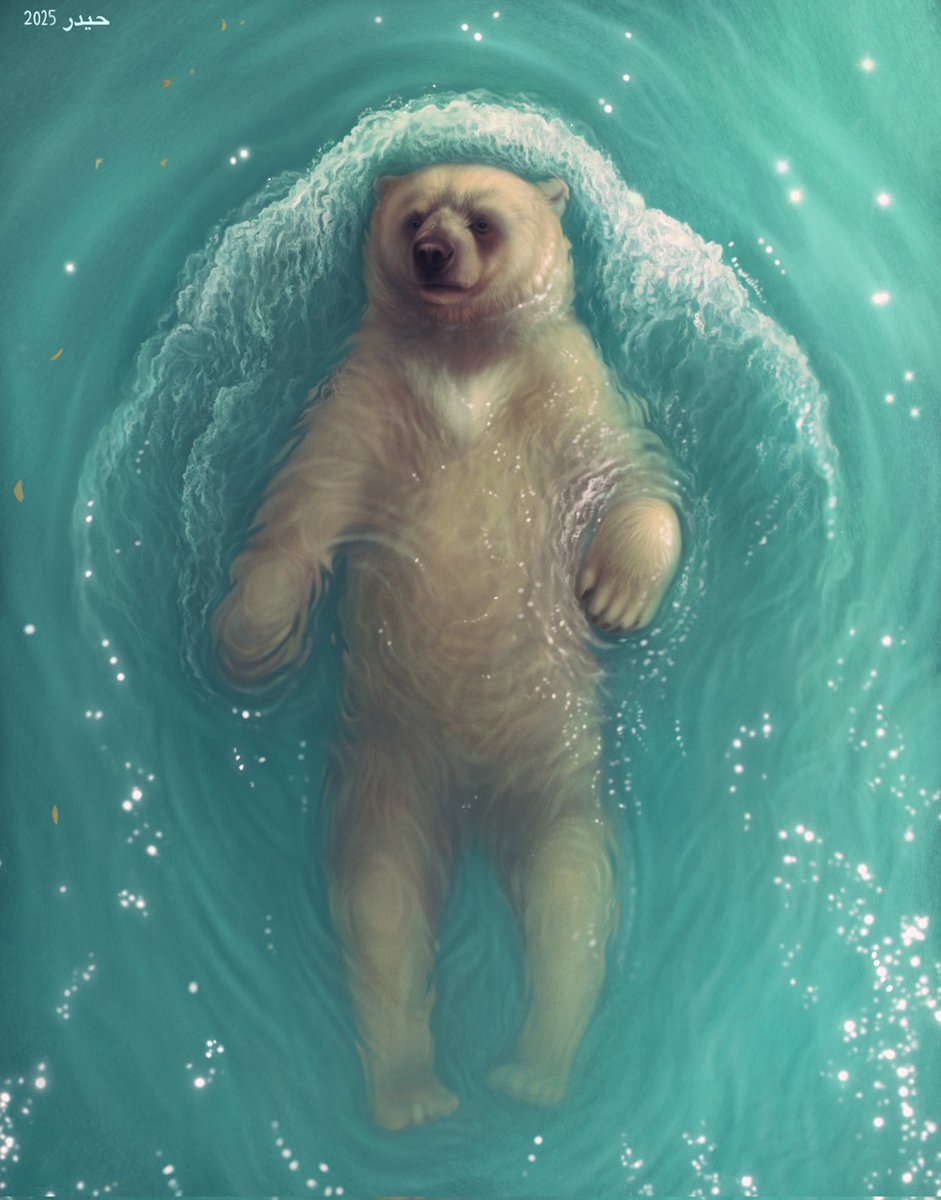 HJ_arts02's tweet image. My latest piece:
&quot;The Bare Necessities&quot;
A giant Bear vibing....
Ft. Arctotherium angustidens. Argentina circa 1 million years ago.