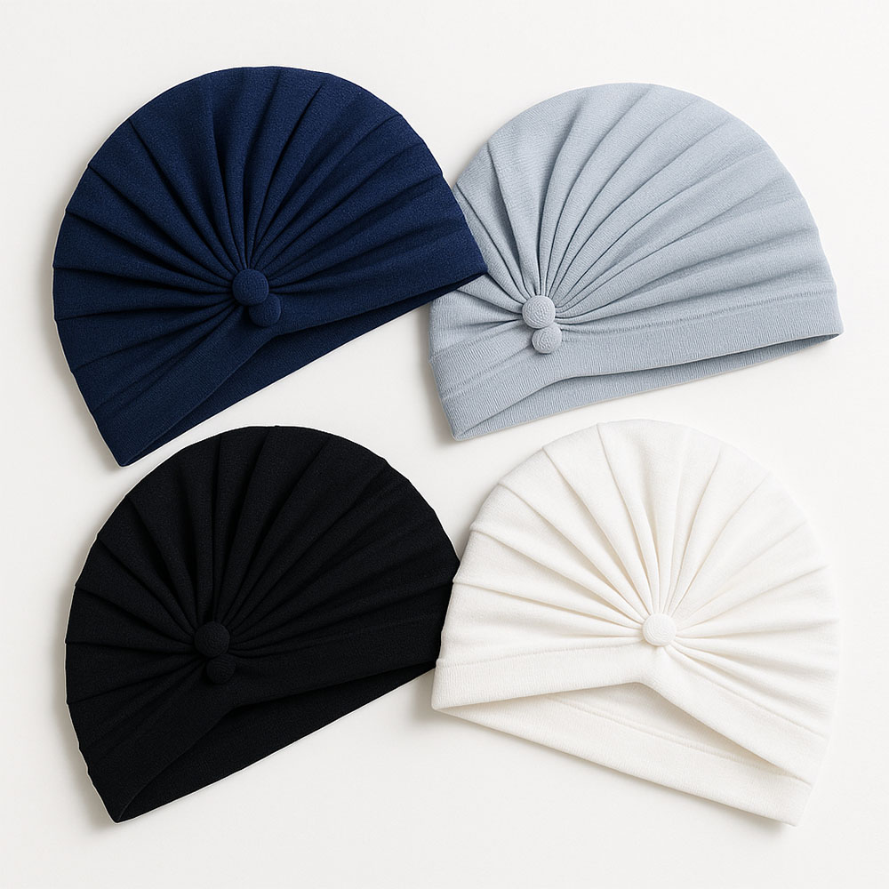 alhannahislamic's tweet image. Pleated Turban Under Cap ✨
Smooth knit, pleated finish, stretch band. Under a shayla or on its own. 
👉alhannah.com/product-catego…
#Underscarf #ModestStyle