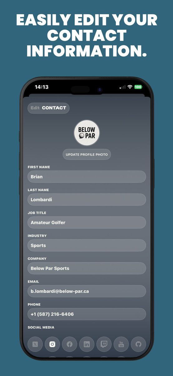 appe_latte's tweet photo. Connect Instantly and Network Smarter with Carte!

Create, manage, and share your professional identity seamlessly with Carte—the digital business card app now live on the App Store.
#Carte #DigitalBusinessCard #DigitalCard #MobileApps #SwiftUi #iOS #ProductOfCanada https://t.co/60Gml4El9F