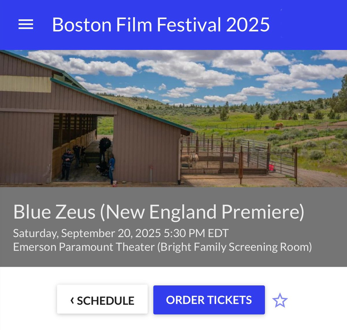 “With unparalleled access to federal  employees, their helicopter contractors and a whistleblower, Blue Zeus delivers jaw-dropping journalism through an emotional and visually stunning story.” To order tickets: bit.ly/4lQgxn8