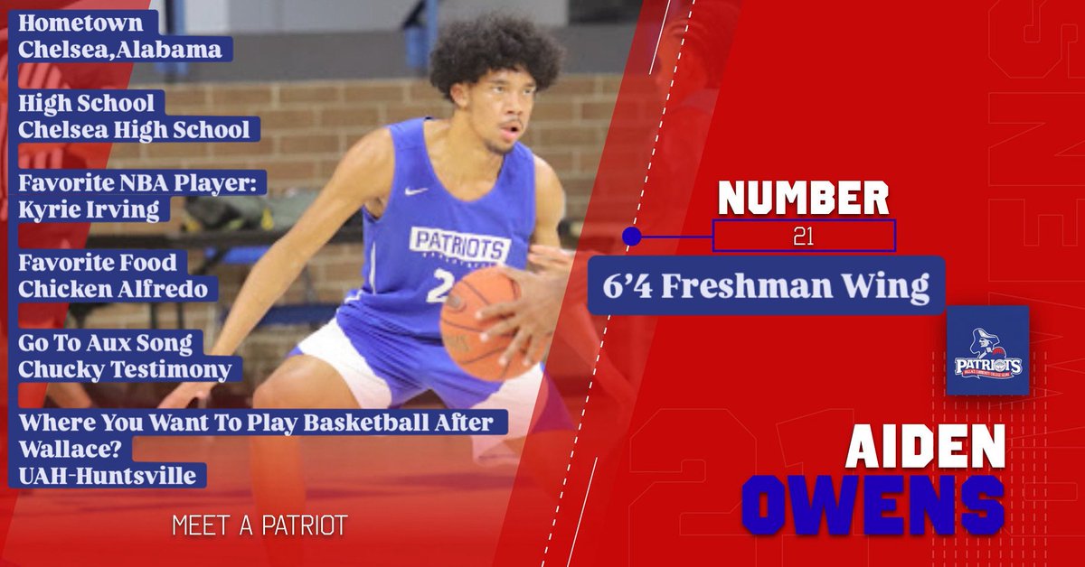 Patriots Nation things to know about Freshman Wing <a href="/aiden_owens21/">Aiden Owens</a> 🔴⚪️🔵