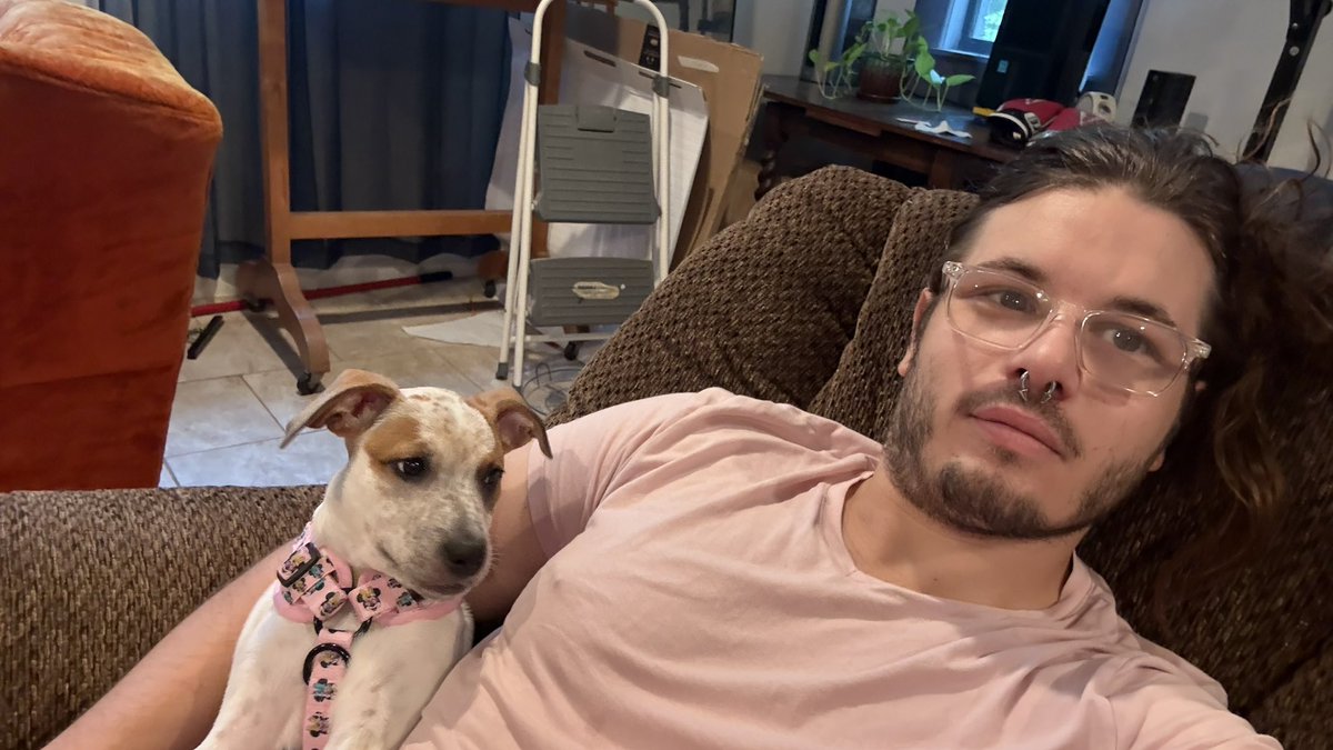 WhatDaFuckDuke's tweet photo. Know I haven’t posted in a while but wanted to show off my new puppy Mika https://t.co/qBqqhFfYRr