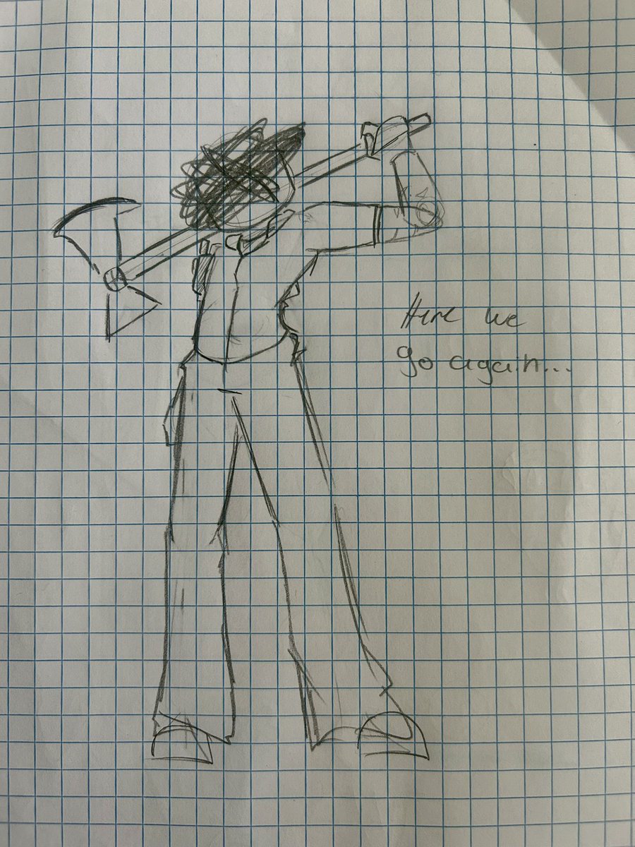 Quick doodle before I’m gone again 😭 
Oomf is popular 
#identityfraudroblox