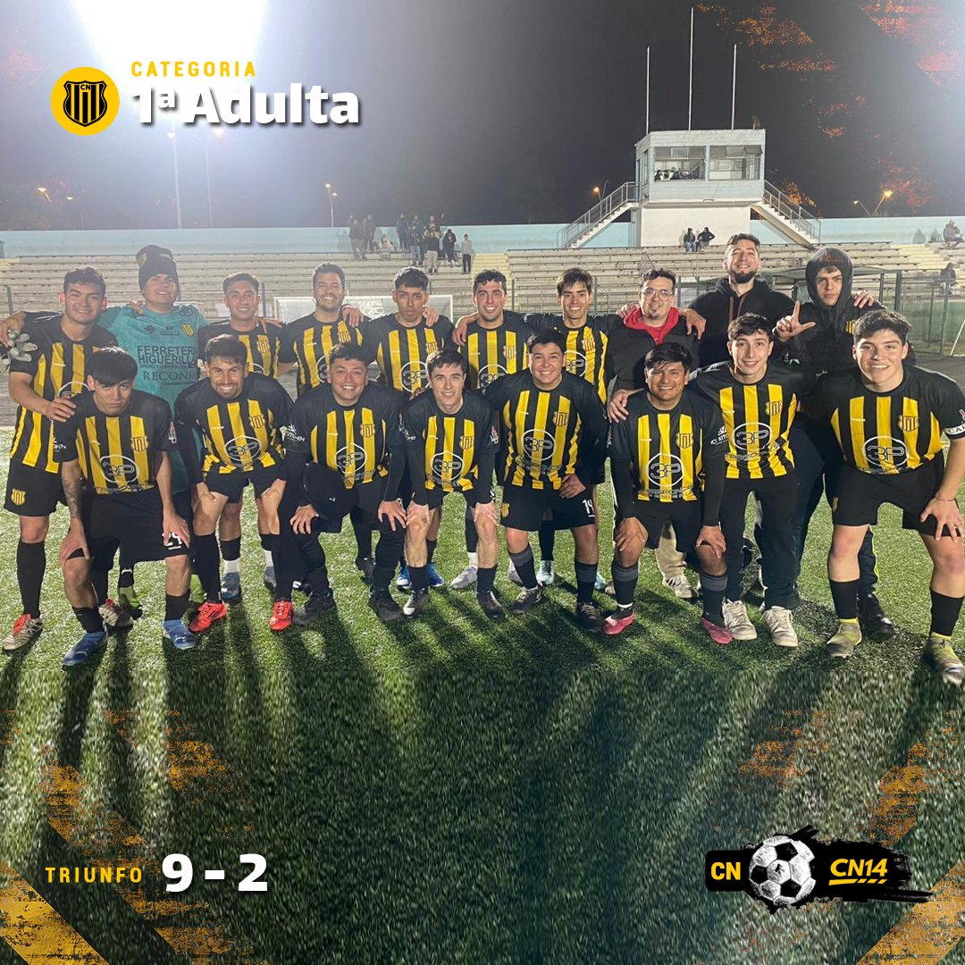 Gran partido de nuestra 1ª Adulta tras derrotar por 9 a 2 a su similar de sacachispas!