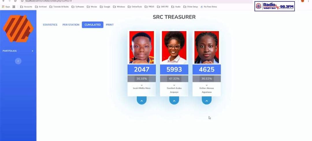 Congratulations to Comfort Araba Acquaye: SRC Treasurer Elect