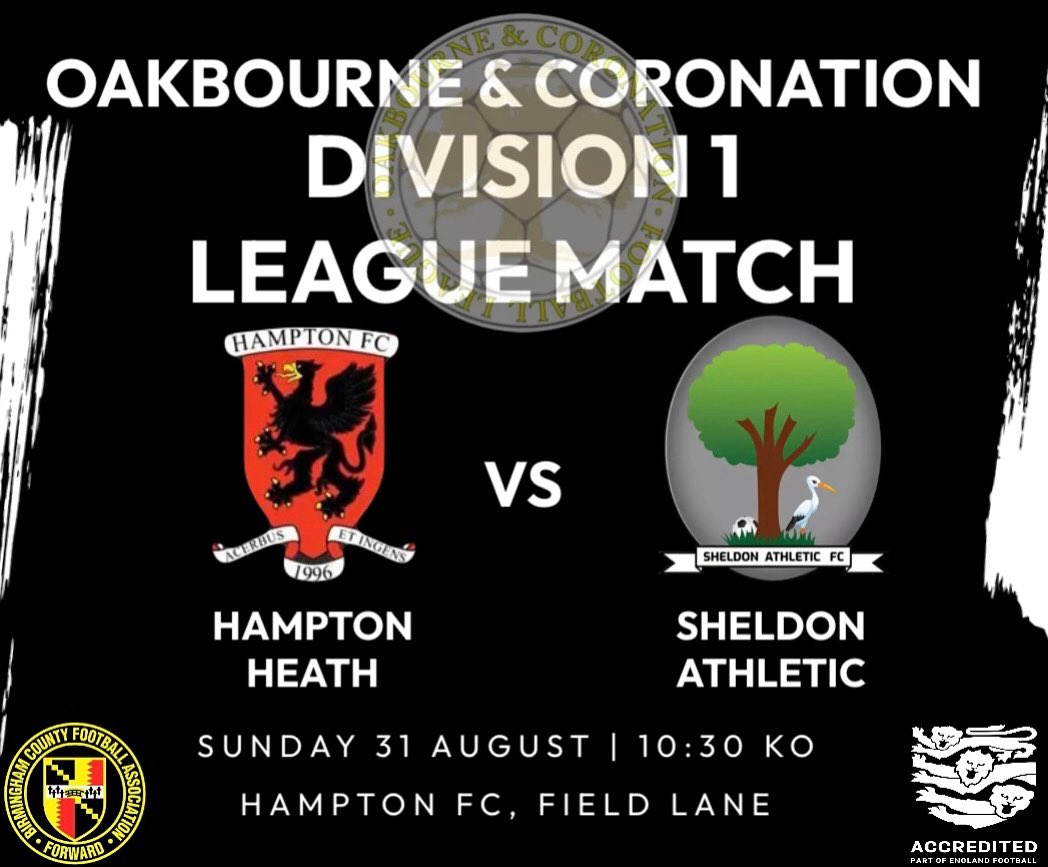Somebody say season opener at <a href="/HamptonHeathFC/">HamptonHeathFC</a> ?

Sheldon’s 9th Season starts this Sunday 💪🏼

UpTheSheldon 💙