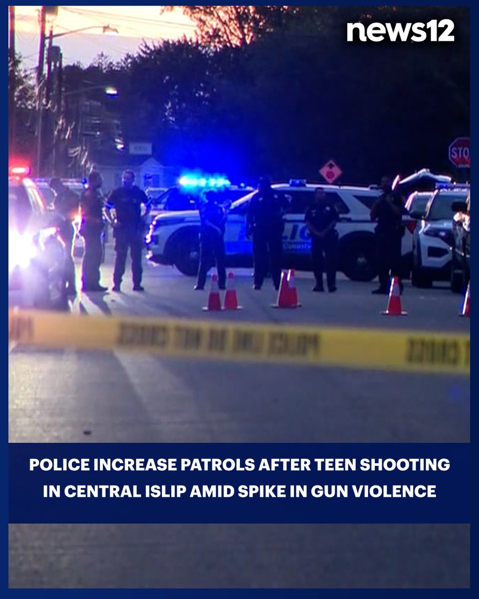News12LI's tweet photo. STEPPING UP PATROLS: Police increase patrols following teen shooting in Central Islip amid spike in gun violence.
#News12 #LongIsland #CentralIslip #Crime #Police #GunViolence #Community #LocalNews #News
🔗 https://t.co/icyqJHjt6P 👈🏼 https://t.co/JxBju6ED68