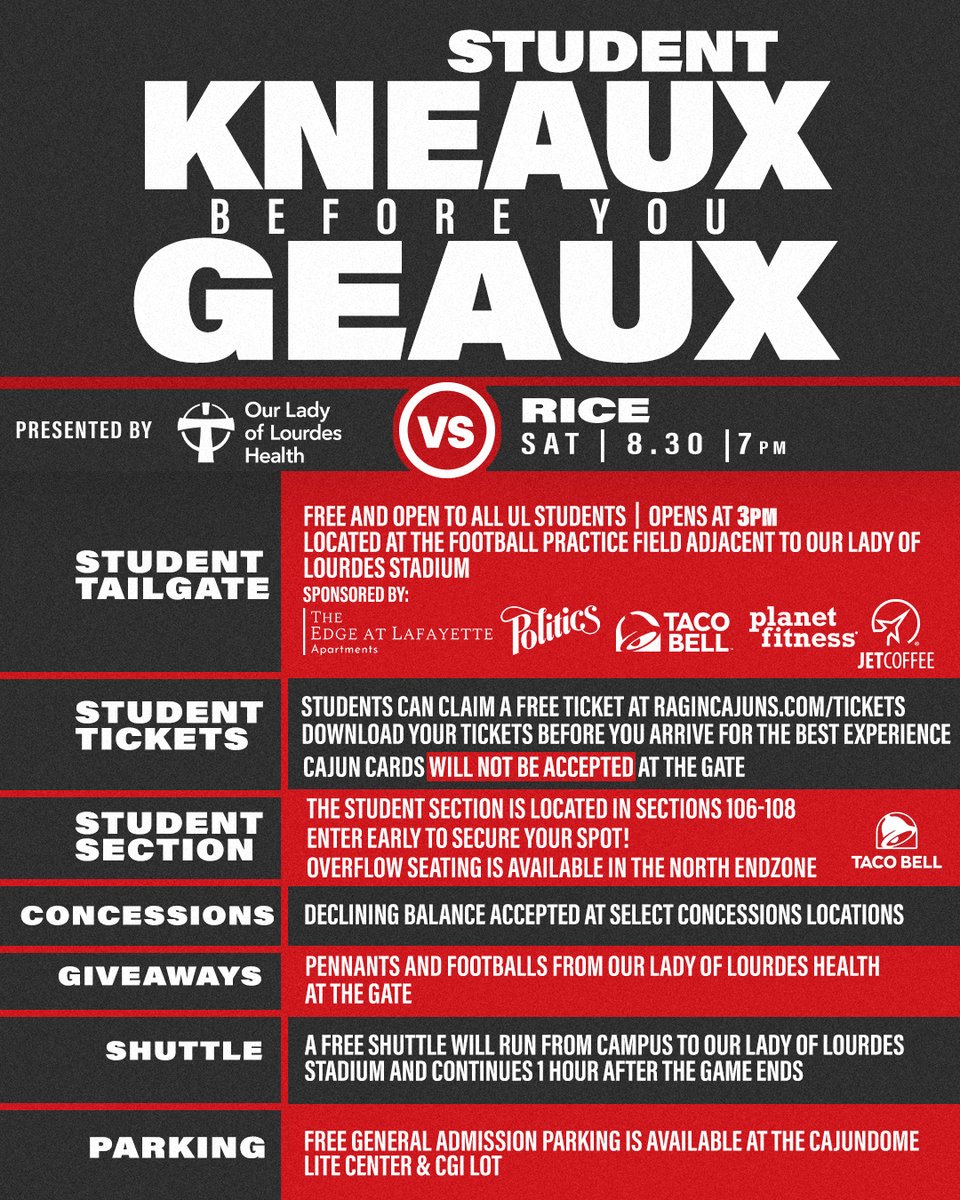 Louisiana Ragin' Cajuns® tweet media