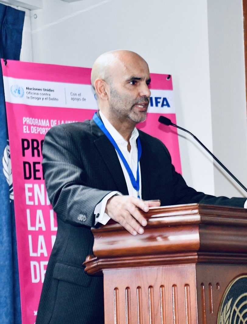 El 26 y 27 de este mes, se llevó a cabo, en la <a href="/UNODCmexico/">UNODC México</a> , un encuentro muy interesante, enfocado a la protección del deporte en México contra la manipulación de partidos. <a href="/rdebuen/">Ricardo de Buen</a> tuvo el honor de participar como expositor junto con prestigiados colegas.