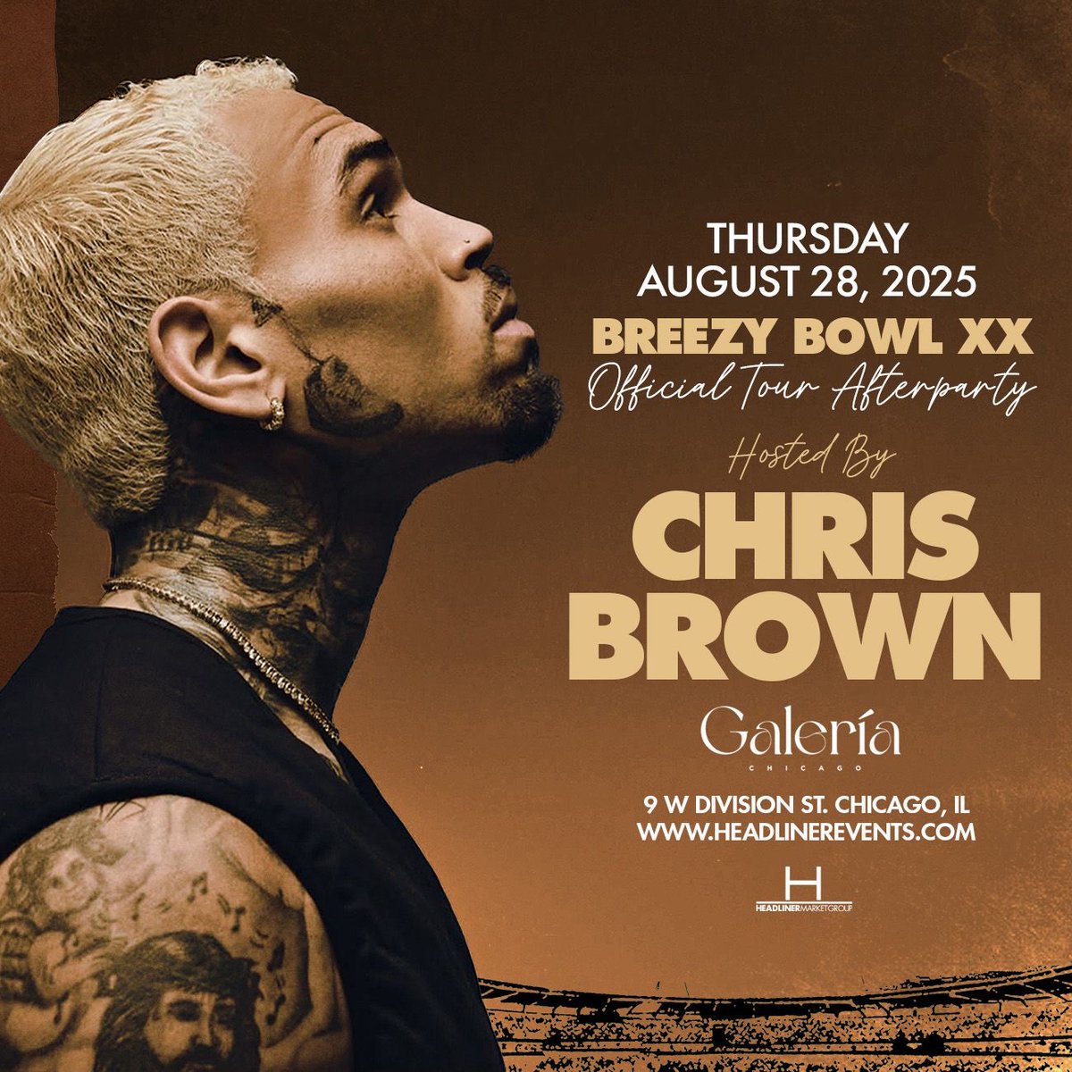 Galeria tonight for the Chris Brown after party!!!