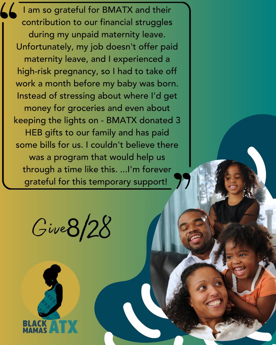 Did you know August, 28, 1963 was the date Dr. Martin Luther King, Jr. delivered his iconic “I Have A Dream” speech in Washington, D.C.? Give 8/28 celebrates the resilience of our community and Black-led organizations. 

Donate: give828.org/organization/B…

#BlackMamasATX #BMATX