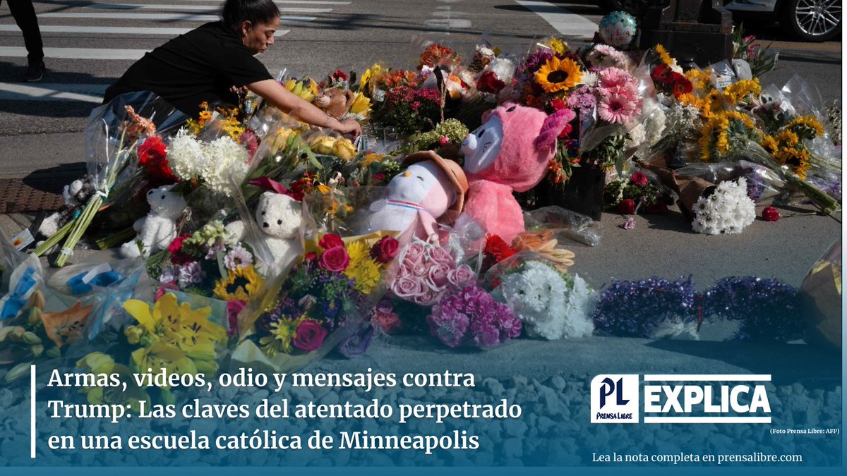 prensa_libre's tweet photo. El reciente ataque armado en un plantel educativo de Minnesota causa conmoción y cuestionamientos, sobre todo por los detalles que las autoridades han revelado. ¿Qué se sabe del mortal atentado? 
https://t.co/qgF0yjPFwI https://t.co/ROgs14TE6P
