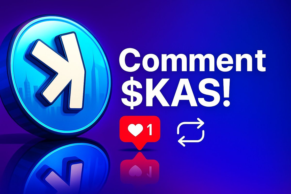 Let's make Kaspa appear on more feeds of potential new investors! Like, Repost and Comment $KAS!
