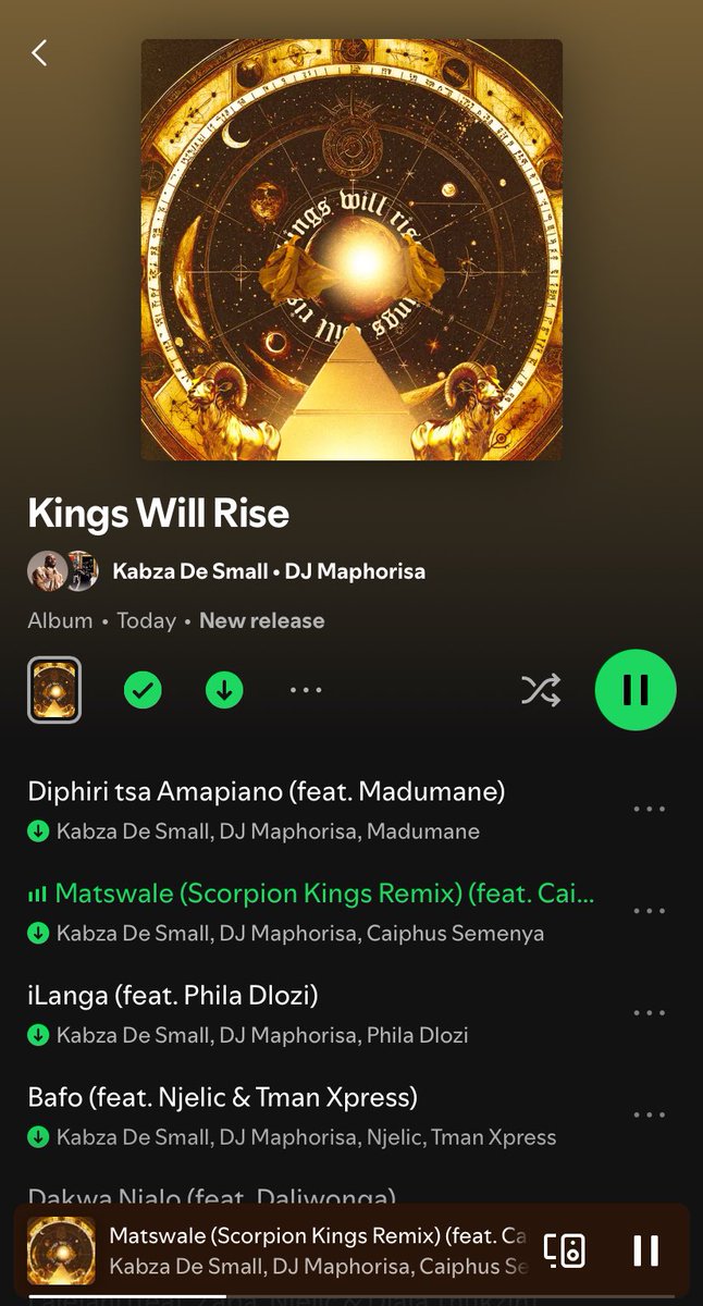 Kings Will Rise by Kabza De Small and DJ Maphorisa is out now!