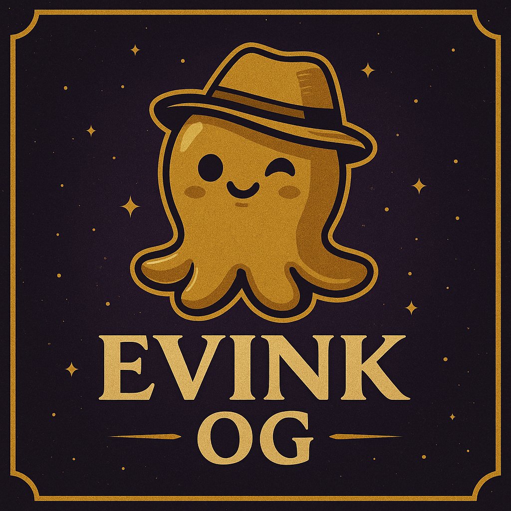 🐙 Something special is coming…

Not all roles are visible. Some are hidden.
Those who aped early into $EVINK may soon discover they hold a considerable advantage for the next contest. 👀
The real OGs always get rewarded. 💎

Ape here 👉 inkypump.com/trade/0xFd47d1…
