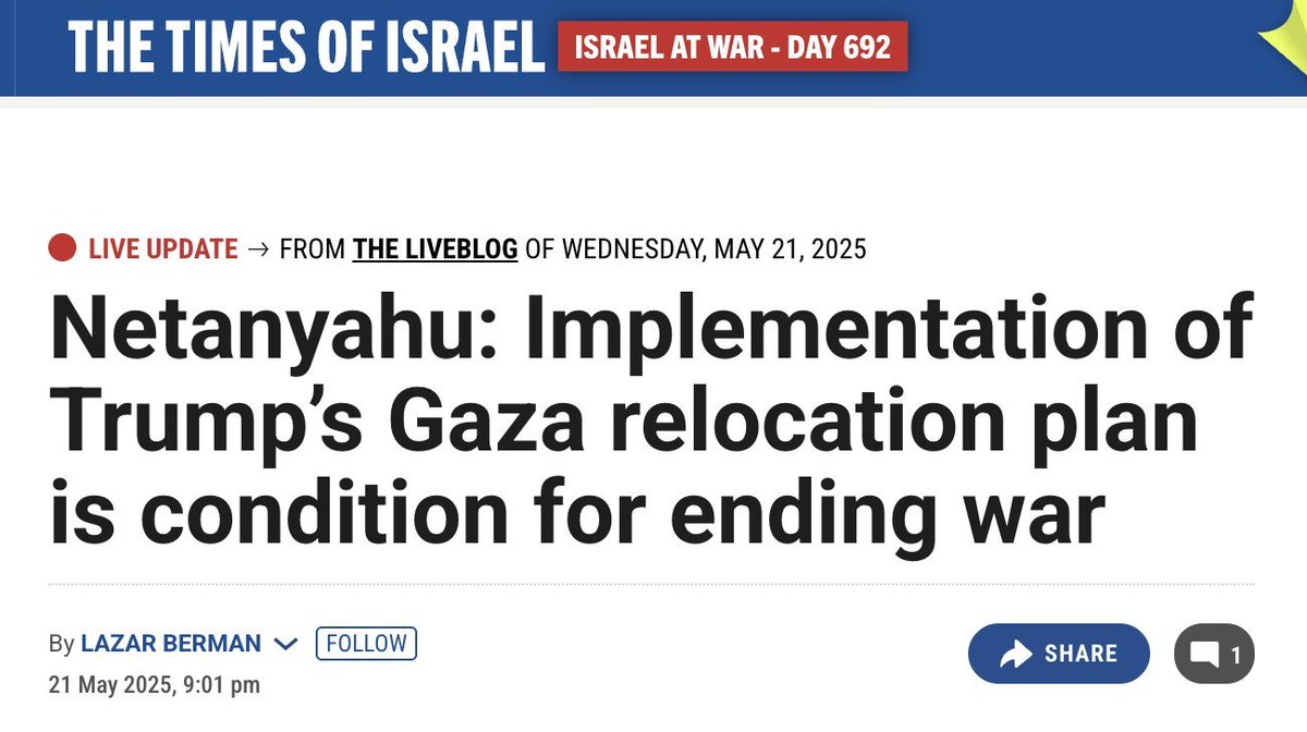 It's absolutely insane that anyone still thinks "this all ends if Hamas surrenders and releases the hostages" is a real response to criticisms of the genocide in Gaza. Israel has been making it clear for months that this will NOT end if Hamas surrenders and releases the hostages.