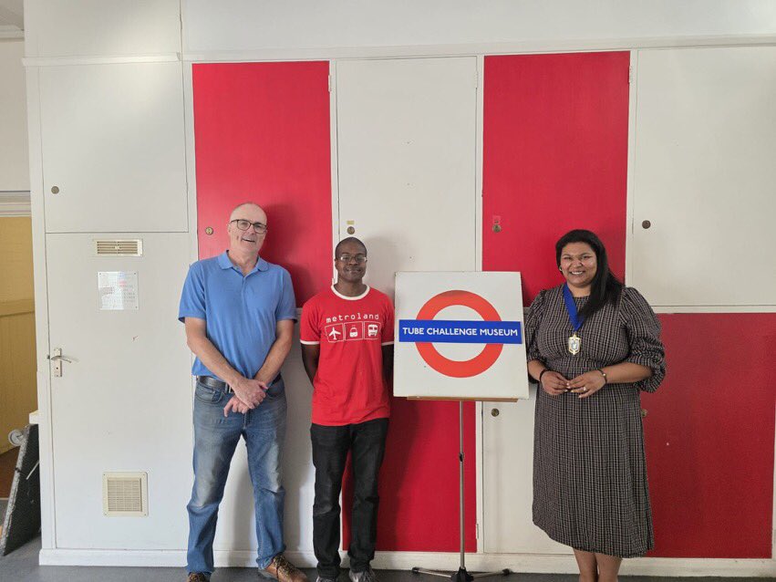 ChisMatters's tweet image. Great to see our deputy Mayor @GemmaJTurrell at the fascinating Tube Challenge exhibition in Chislehurst today.