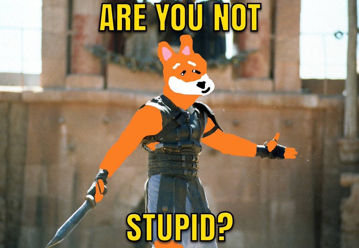 Are you $STUPID?
We gonna run it back now