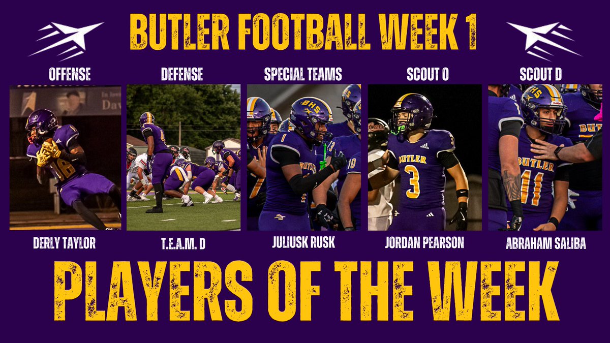 Great T.E.A.M win last week against Franklin! Congratulations to these players of the week!