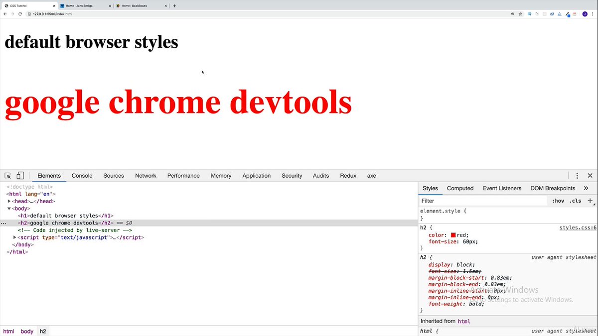 IkeubaPrai33689's tweet image. Day 19 of #30DaysOfCodingChallenge with @PerrysTec_Sui
 I learned about:
- CSS units (px, em, rem, vh and vw)
- Default browser styles (and how to override them)
- Chrome Developer Tools  #WebDevelopment #CSS #CodingJourney
