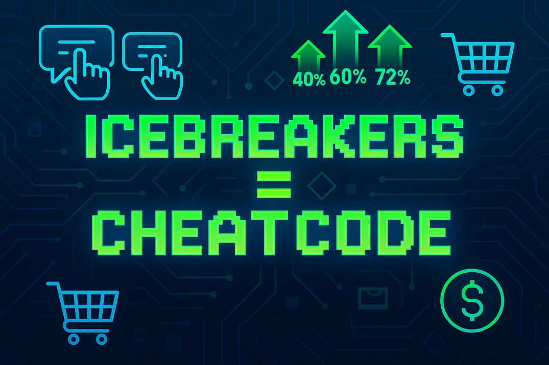 alhena_ai's tweet photo. One Alhena customer boosted bot engagement by just  adding simple icebreakers.

More chats → more conversions → more revenue.

Here’s how icebreakers are becoming e-commerce’s newest cheat code - https://t.co/UeICETPPLN https://t.co/pic3IpTEti