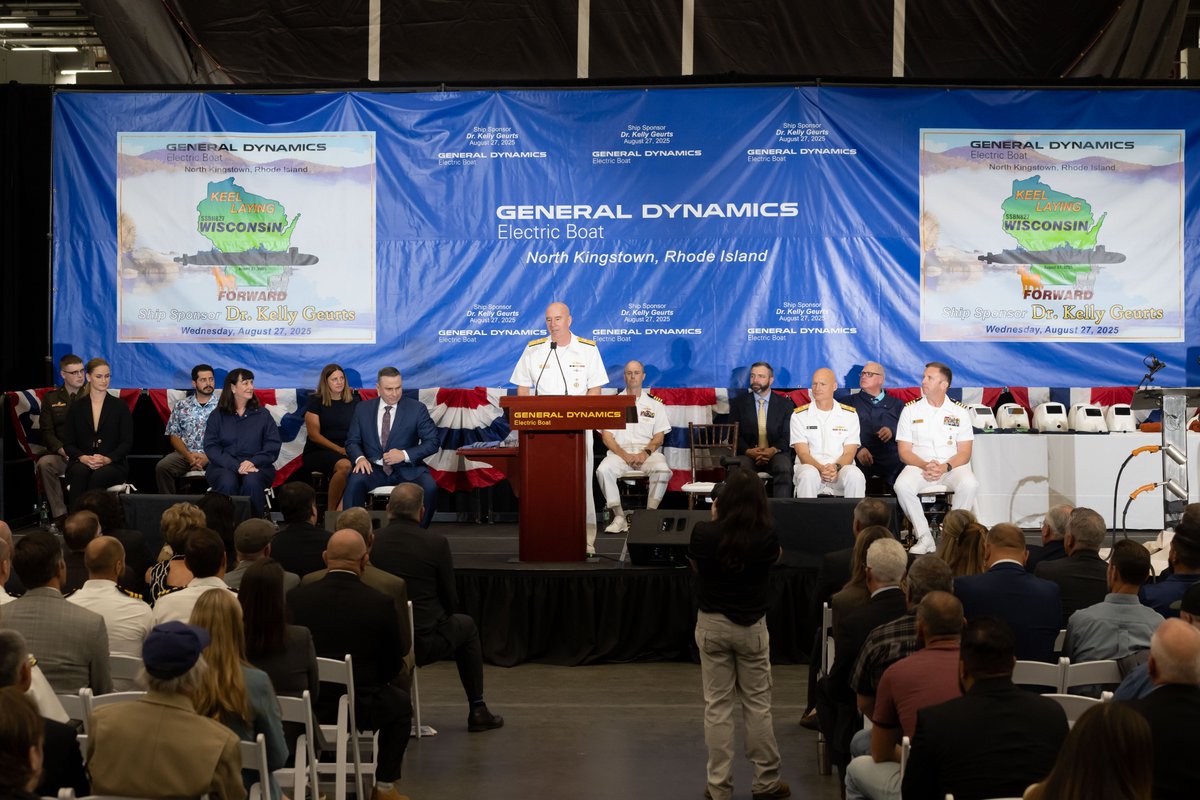 Naval Reactors (@usnavynnpp) on Twitter photo “From this keel, the Wisconsin will rise—an intricate structure of power, precision, and purpose."
Director, <a href="/USNavyNNPP/">Naval Reactors</a> Adm. Bill Houston
navsea.navy.mil/Media/News/Art… “From this keel, the Wisconsin will rise—an intricate structure of power, precision, and purpose."
Director, <a href="/USNavyNNPP/">Naval Reactors</a> Adm. Bill Houston
navsea.navy.mil/Media/News/Art…