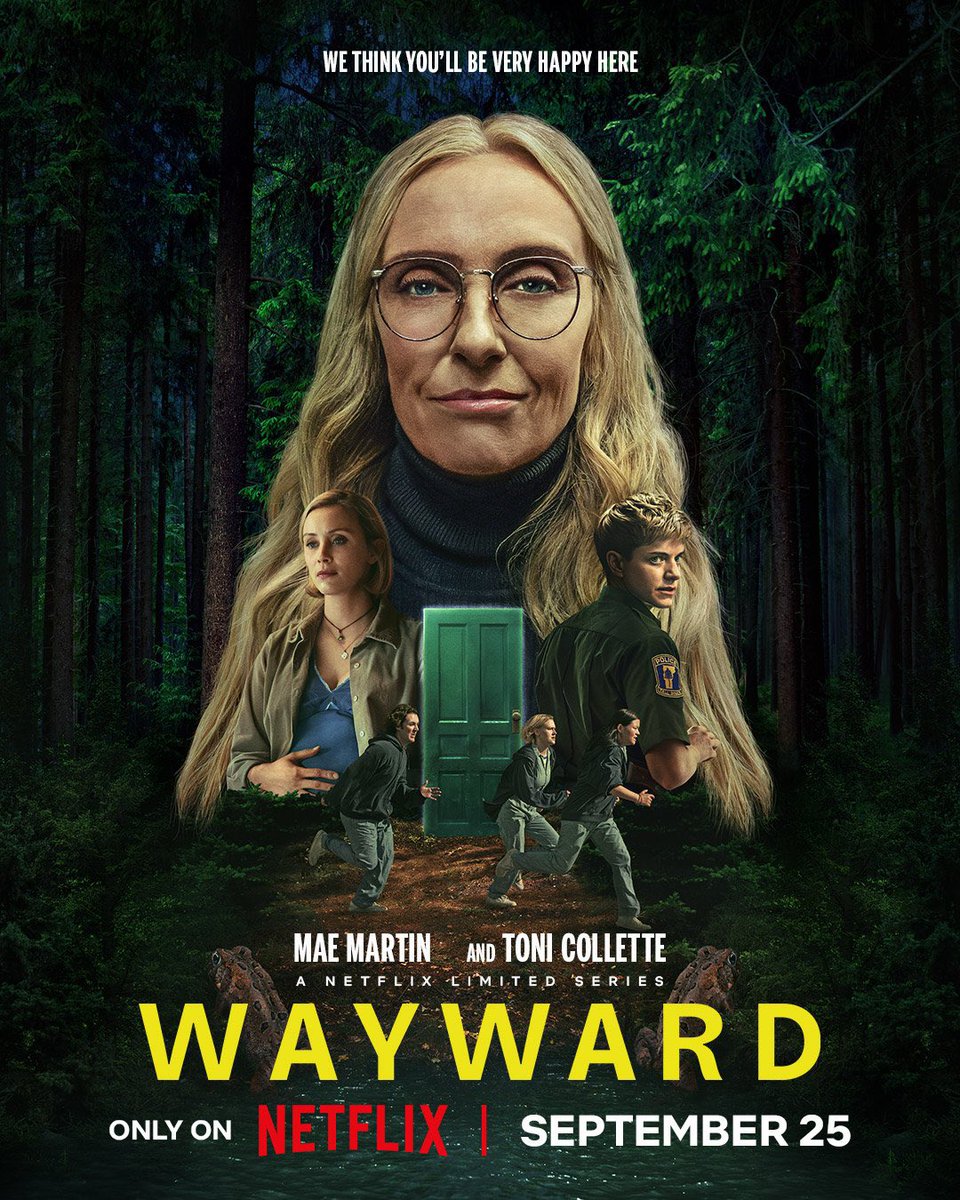 WAYWARD, a new limited series starring Mae Martin and Toni Collette. Premiering September 25.

A bucolic but sinister town explores the insidious intricacies of the troubled teen industry, and the eternal struggle of the next generation.

#wayward #movie #fyp