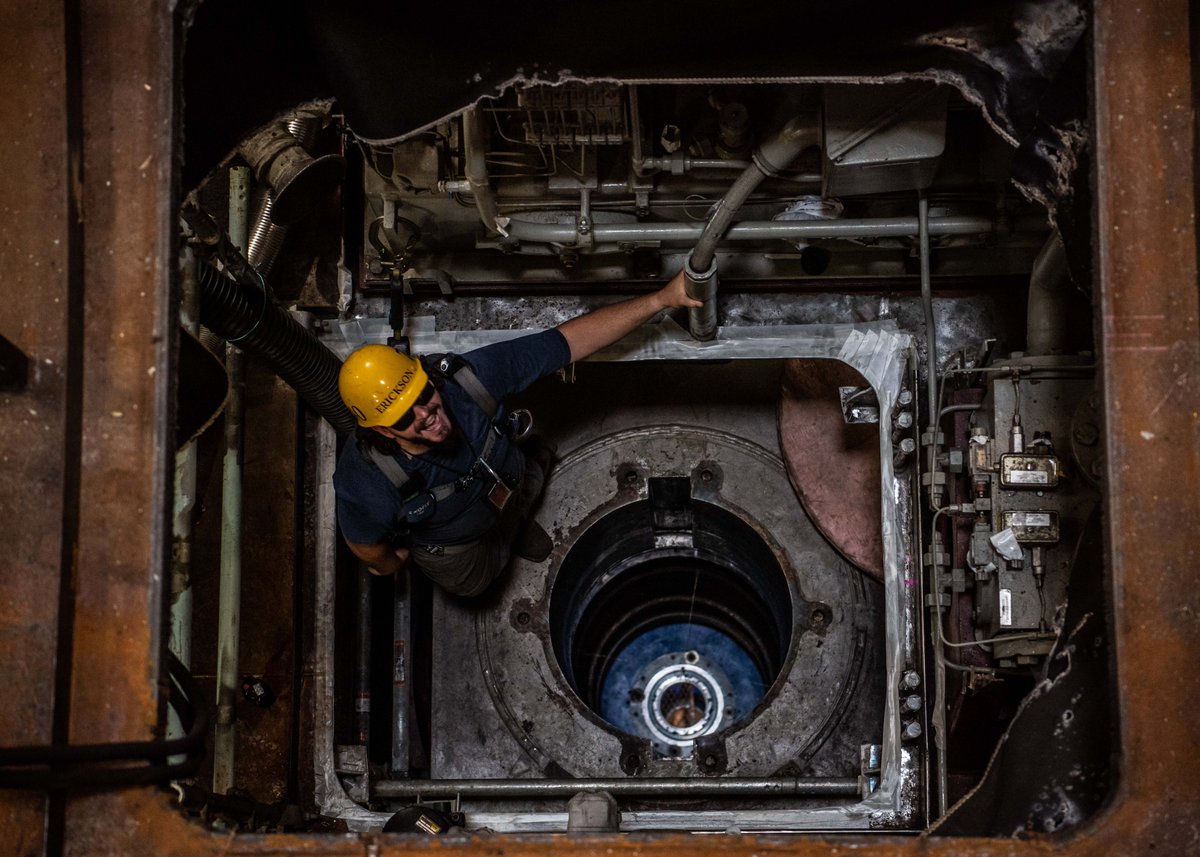 Naval Reactors (@usnavynnpp) on Twitter photo Behind every mission-ready ship is the skilled workforce that keeps America’s #nuclearfleet at the peak of readiness. <a href="/PSNSandIMF/">PSNS & IMF</a>, workers like Aiden Erickson and his team are conducting scheduled maintenance aboard USS Ronald Reagan (CVN 76).
#PeopleGetThingsDone Behind every mission-ready ship is the skilled workforce that keeps America’s #nuclearfleet at the peak of readiness. <a href="/PSNSandIMF/">PSNS & IMF</a>, workers like Aiden Erickson and his team are conducting scheduled maintenance aboard USS Ronald Reagan (CVN 76).
#PeopleGetThingsDone