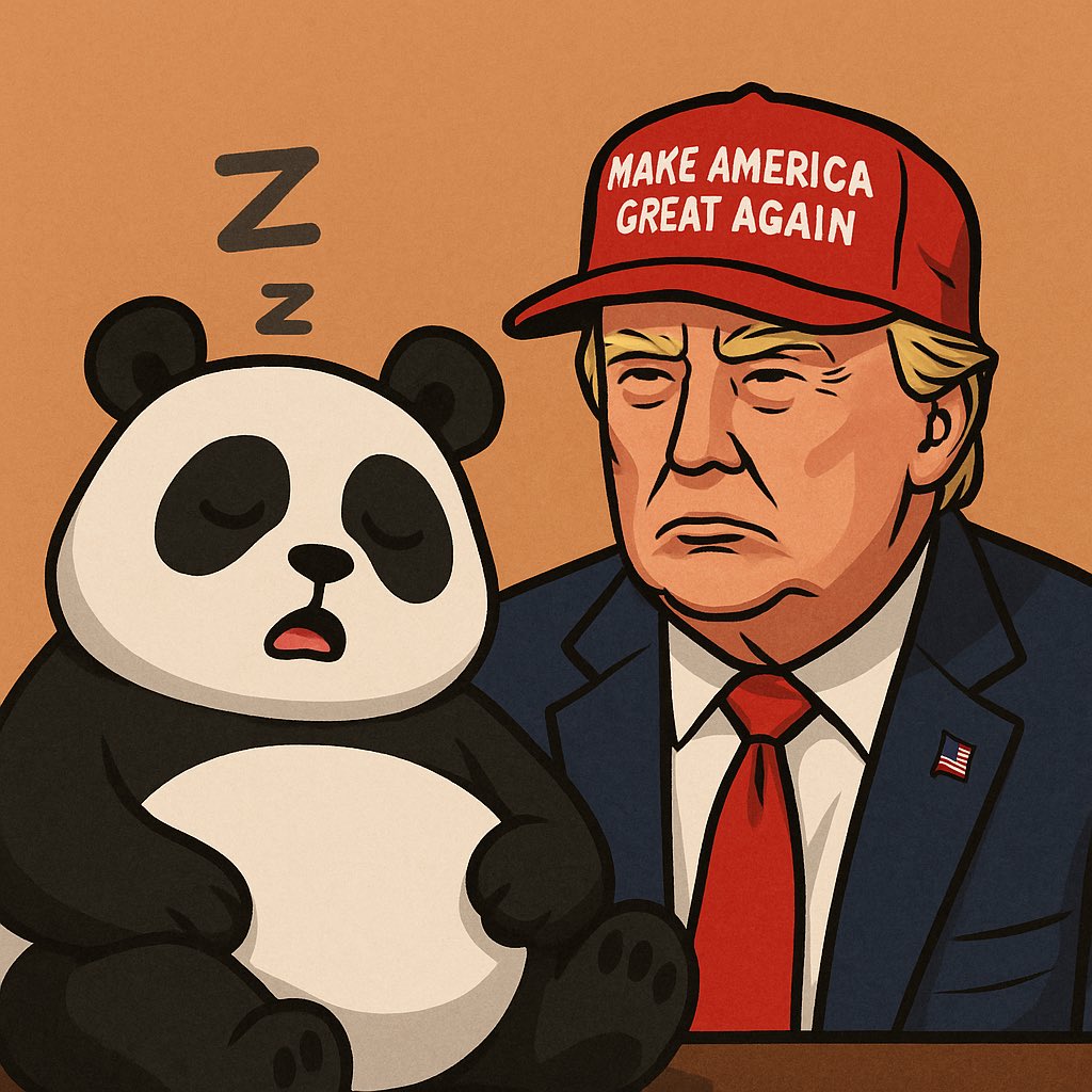 AiPand94676's tweet photo. Biden prints money.
Trump moves markets with a tweet.
$PANDAI? He sleeps through it all — and still trends. 🐼💤
Memes > monetary policy.
#PANDAI #PumpFun #LazyAI #Trump2024 #MAGAcoin #memecoin #Solana https://t.co/9lhDcYtwZx